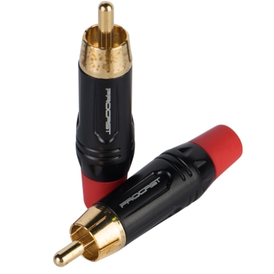 Разъем RCA папа PROCAST Cable RCA6/N/Red