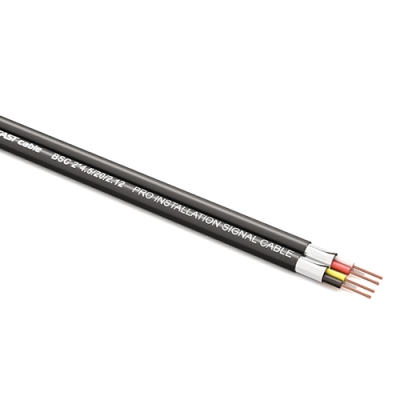 Профессиональный экранированный двухканальный балансный кабель в бухте PROCAST cable BSC 2*4,5/20/0,12