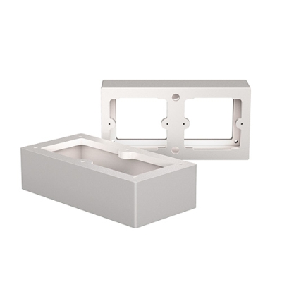 Сдвоенная накладная монтажная коробка WS2-ERC-SL